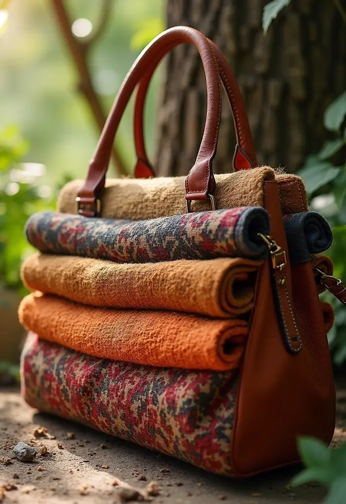 25 Handbag Decoration Ideas That Upgrade Your Accessories Instantly - 8. Woven Fabrics