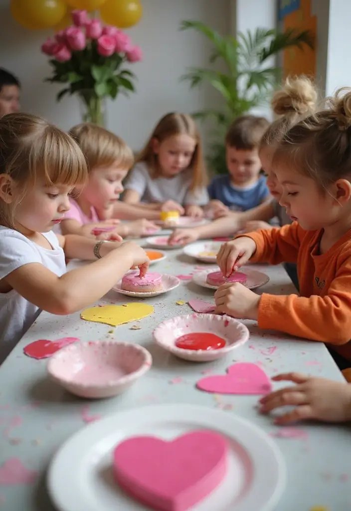 25 Heart Pottery Painting Ideas That Add a Lovely Personal Touch 24. Interactive Heart Pottery Painting Sessions