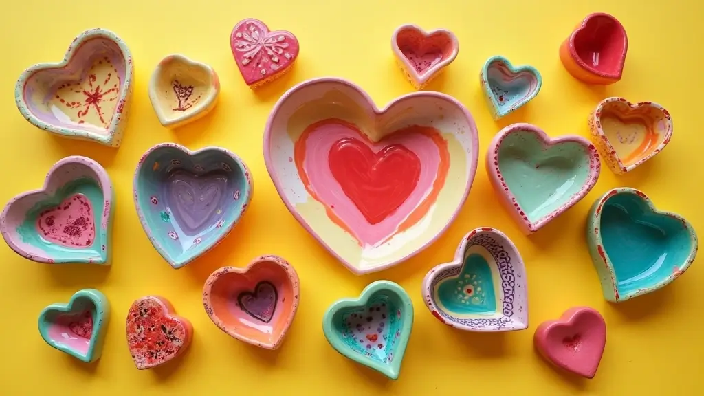25 Heart Pottery Painting Ideas That Add a Lovely Personal Touch