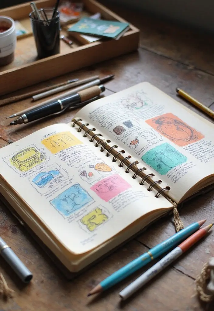 25 Journal Ideas That Inspire Creativity Organization and Self Reflection 16. Sketch Logs