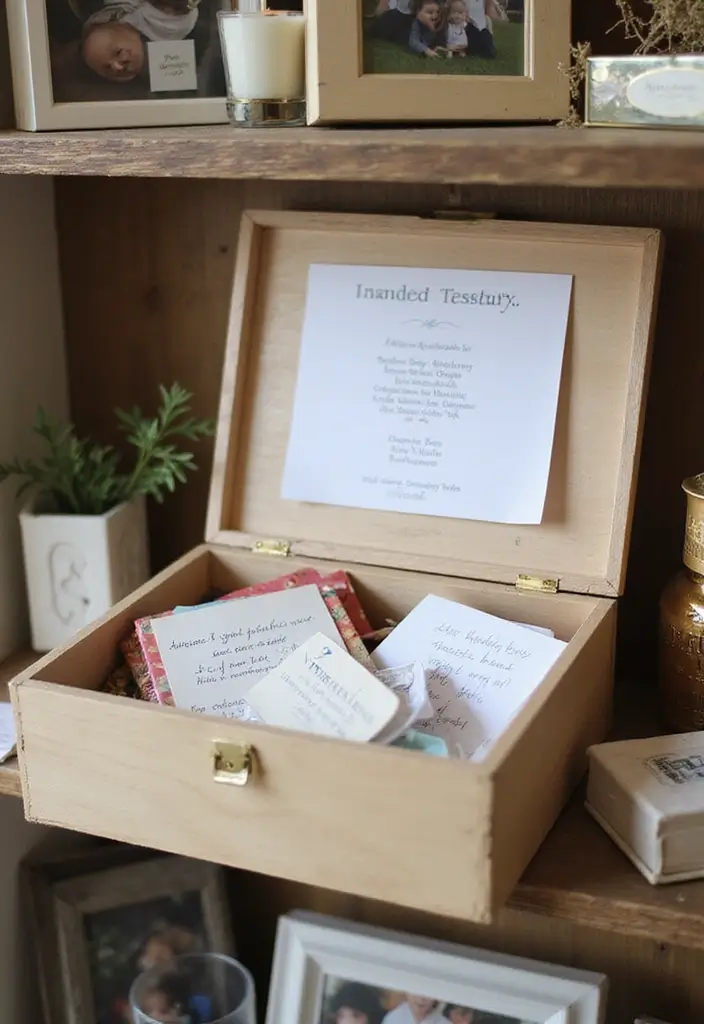 25 Keepsake Box Ideas That Preserve Memories Beautifully - 13. Monthly Memory Box