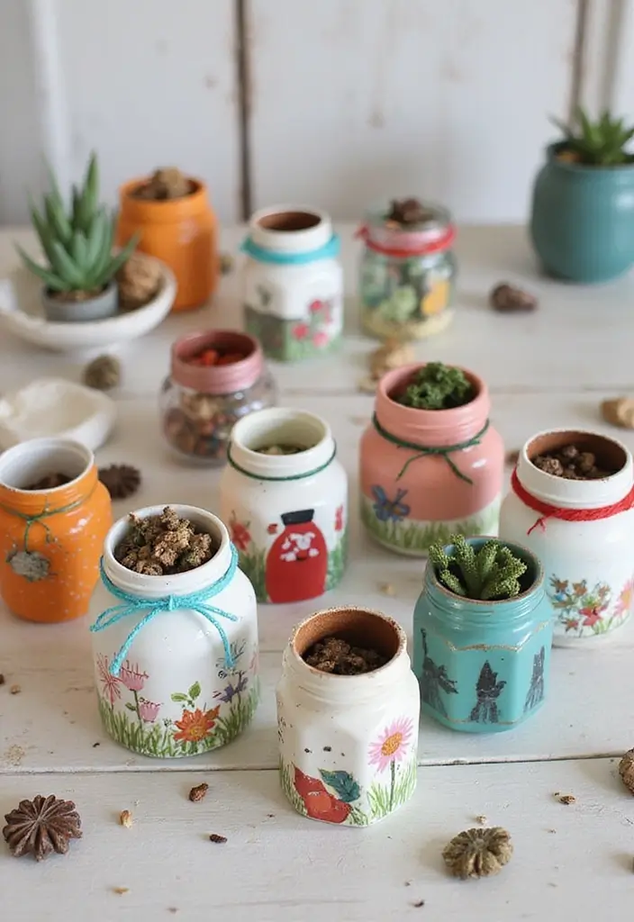 25 Keepsake Box Ideas That Preserve Memories Beautifully - 15. DIY Decorative Keepsake Jar