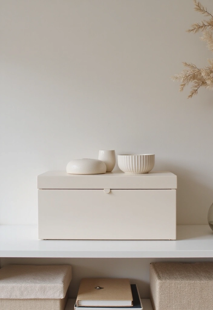 25 Keepsake Box Ideas That Preserve Memories Beautifully - 18. Minimalist Keepsake Box