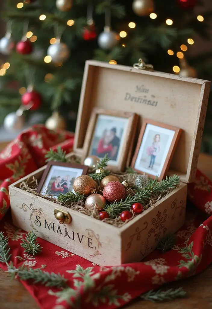 25 Keepsake Box Ideas That Preserve Memories Beautifully - 24. Seasonal Keepsake Box