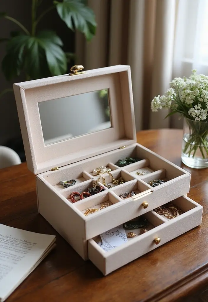25 Keepsake Box Ideas That Preserve Memories Beautifully - 25. Multi-Functional Keepsake Box
