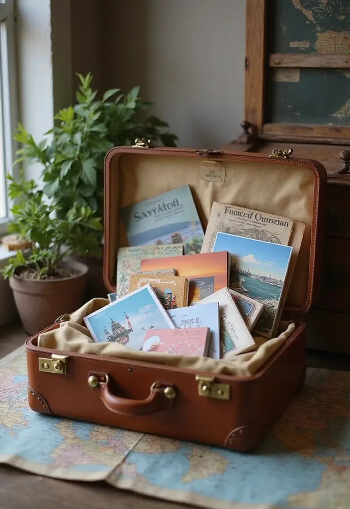 25 Keepsake Box Ideas That Preserve Memories Beautifully - 3. Vintage Suitcase Keepsake Box