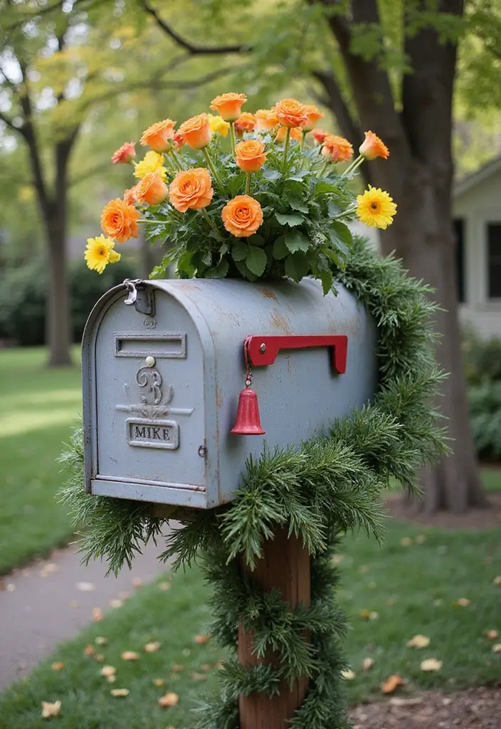 25 Letter Box Ideas That Make Receiving Mail Stylish and Creative - 11. Seasonal Swaps