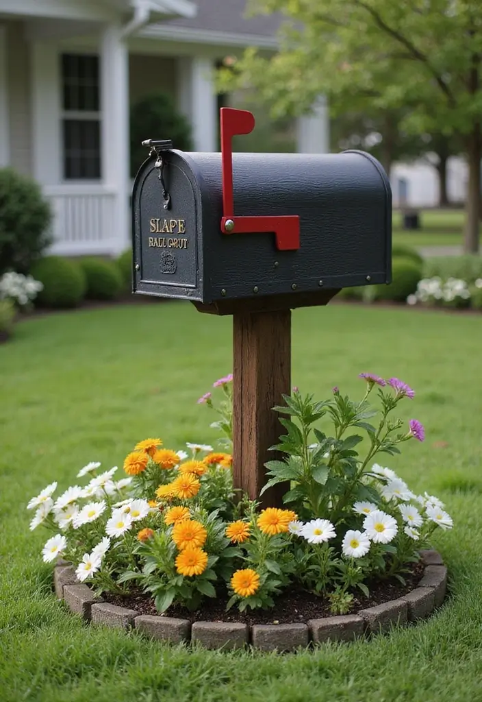 25 Letter Box Ideas That Make Receiving Mail Stylish and Creative - 14. Mailbox Garden