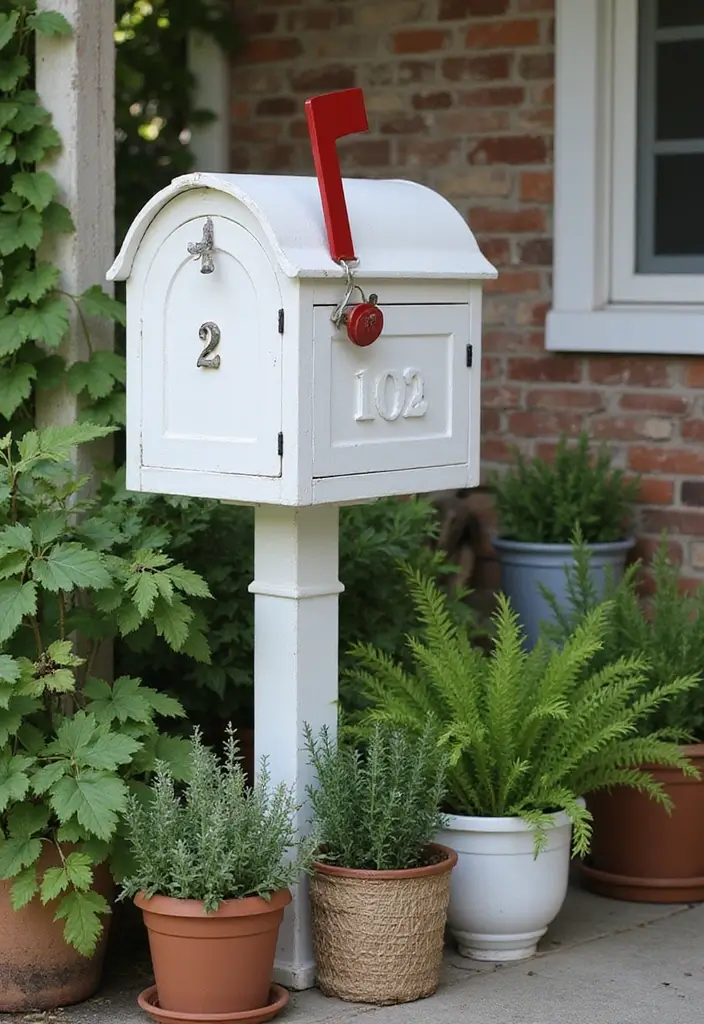 25 Letter Box Ideas That Make Receiving Mail Stylish and Creative - 6. Chic Farmhouse Style