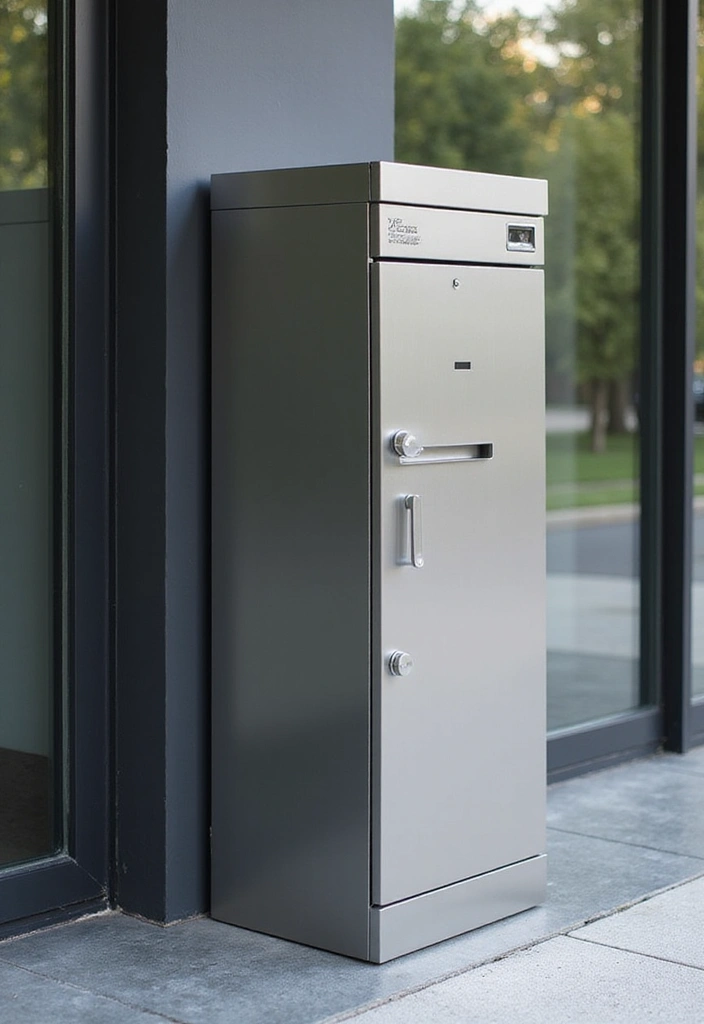 25 Letter Box Ideas That Make Receiving Mail Stylish and Creative - 9. Smart Technology Integration