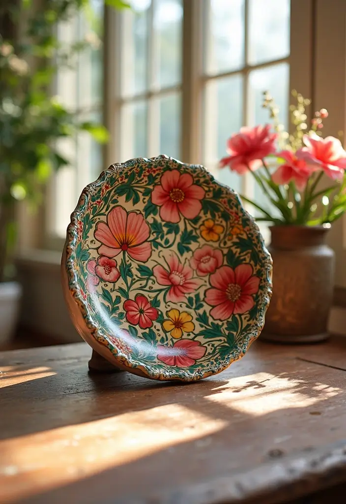 25 Matki Decoration Ideas With Paint That Are Colorful Fun and Unique - 1. Floral Bliss