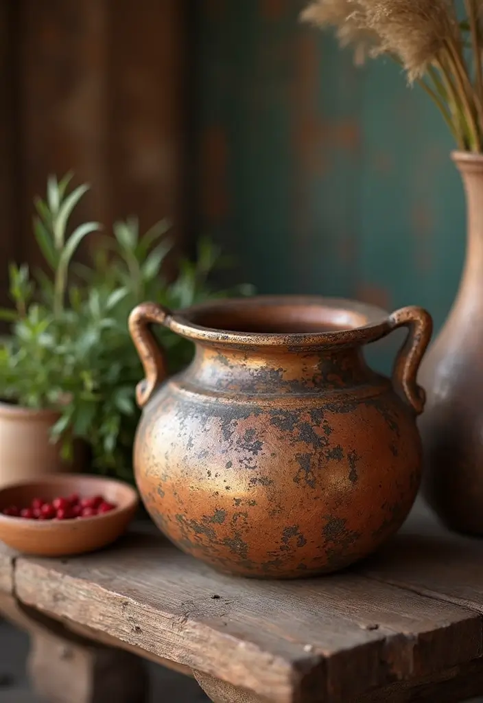 25 Matki Decoration Ideas With Paint That Are Colorful Fun and Unique - 14. Family Heirloom Look