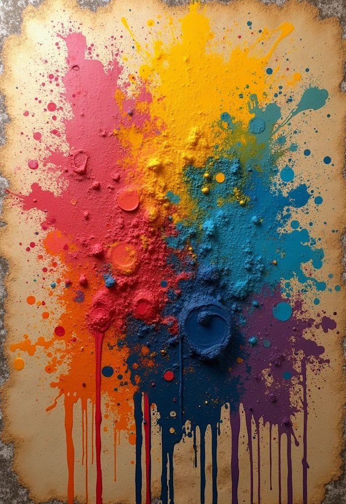 25 Matki Decoration Ideas With Paint That Are Colorful Fun and Unique - 4. Abstract Artistry