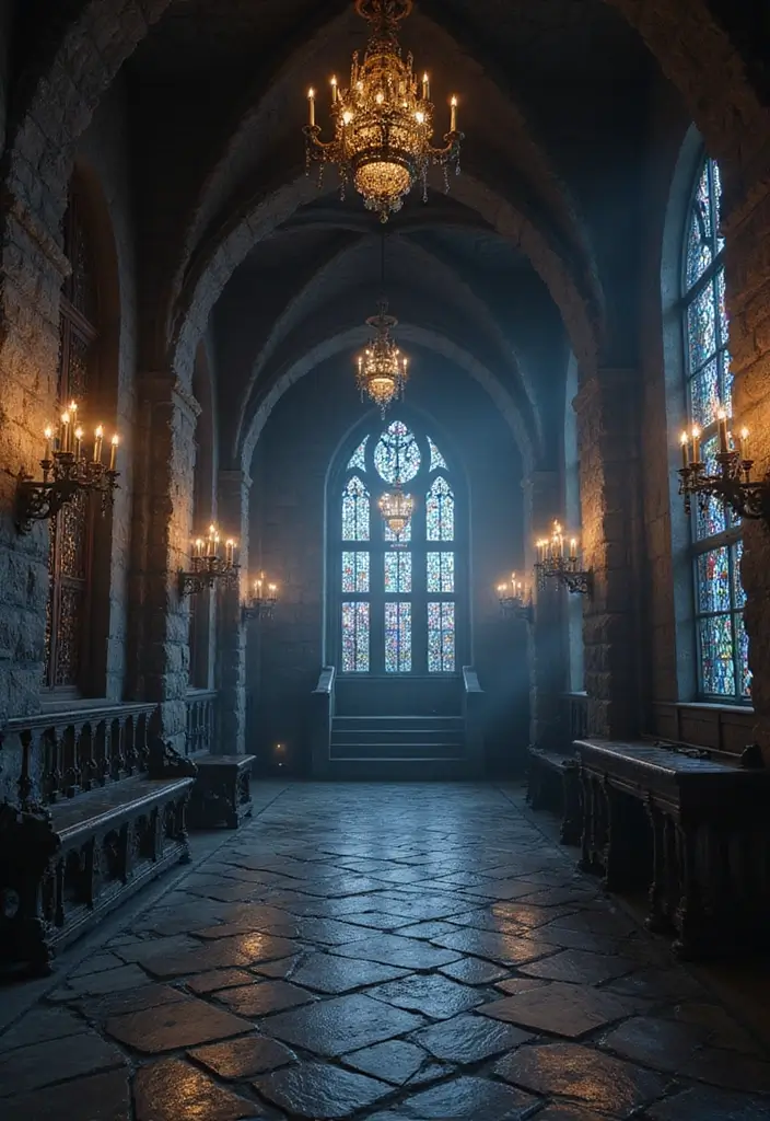 25 Minecraft Interior Decoration Ideas That Inspire Creative Game Spaces - 14. Gothic Castle Keep