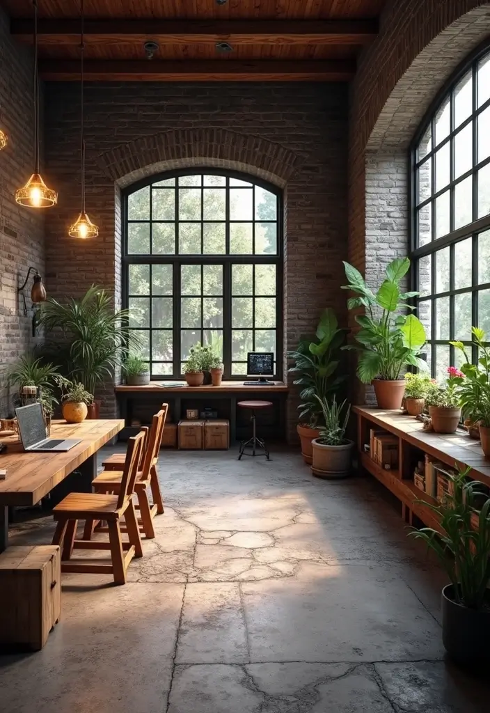 25 Minecraft Interior Decoration Ideas That Inspire Creative Game Spaces - 15. Industrial Chic Workspace