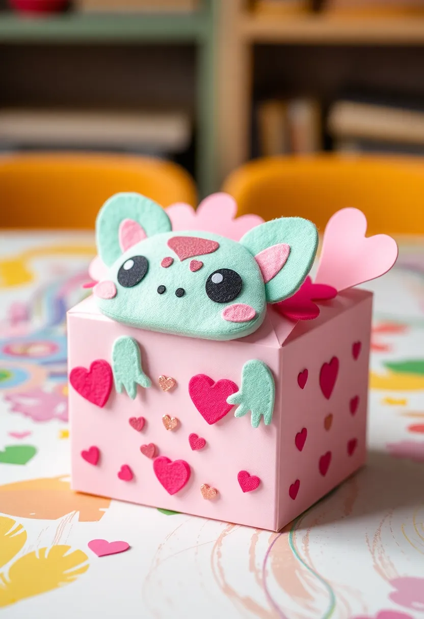 25 Minecraft Valentine Box Ideas That Are Fun for Kids - 15. Minecraft Axolotl Box
