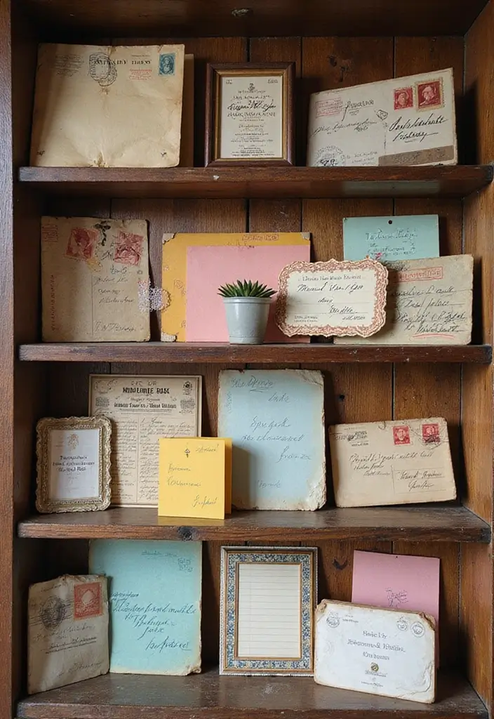 25 Note Decoration Ideas That Turn Ordinary Notes Into Cute Creative Pieces - 14. Vintage Postcards