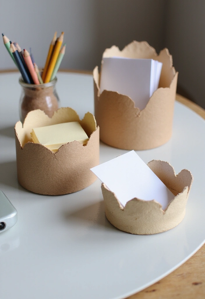 25 Note Decoration Ideas That Turn Ordinary Notes Into Cute Creative Pieces - 21. Artistic Paper Mache