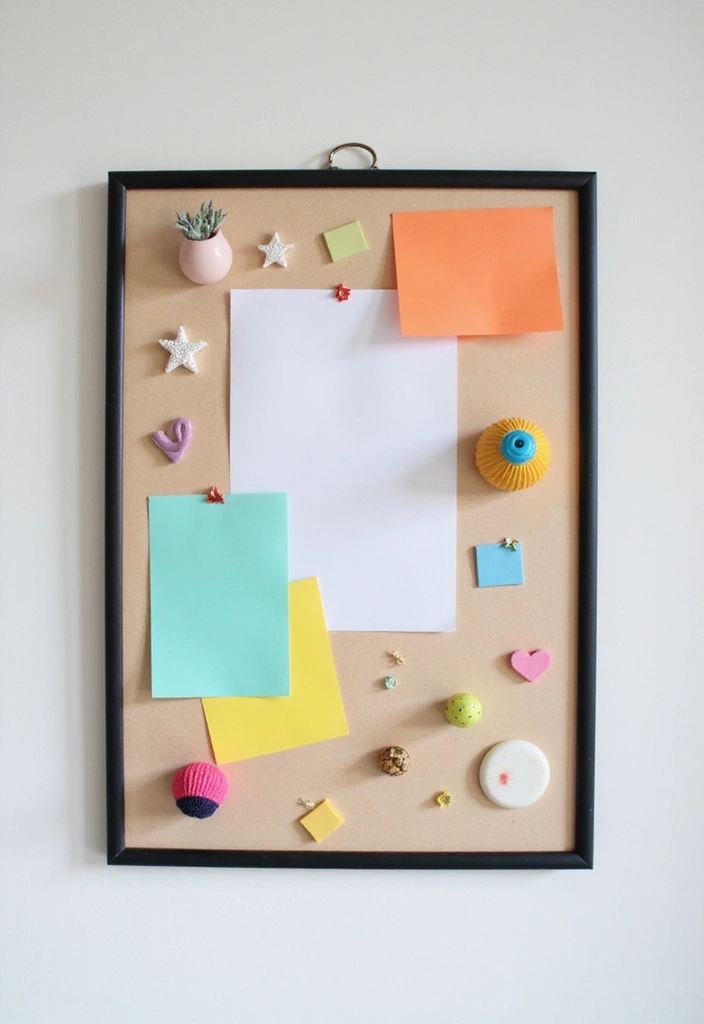 25 Note Decoration Ideas That Turn Ordinary Notes Into Cute Creative Pieces - 6. Magnetic Note Boards