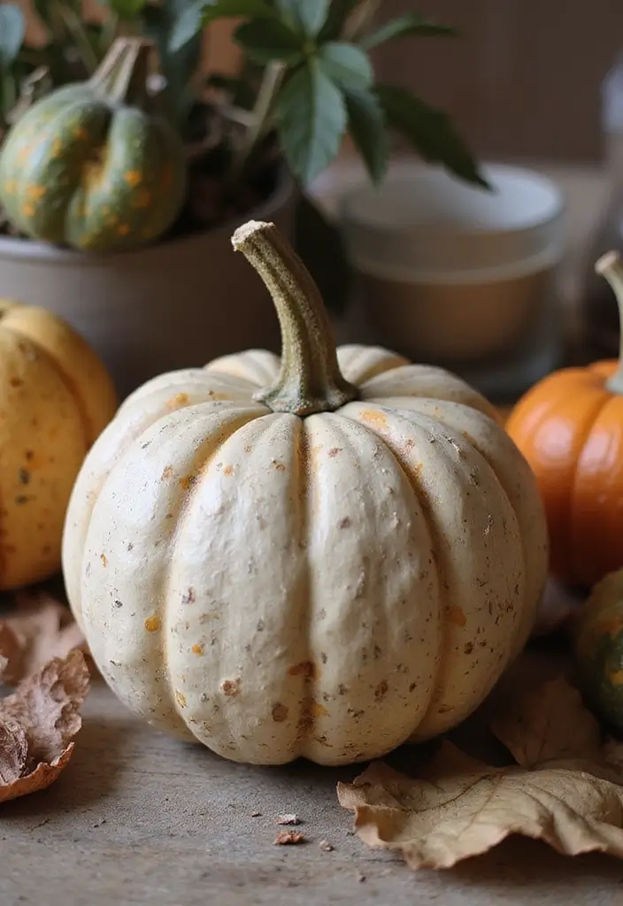 25 Pumpkin Painting Ideas That Are Adorable Fun and Perfect for Fall - 17. Vintage Distressed Pumpkins