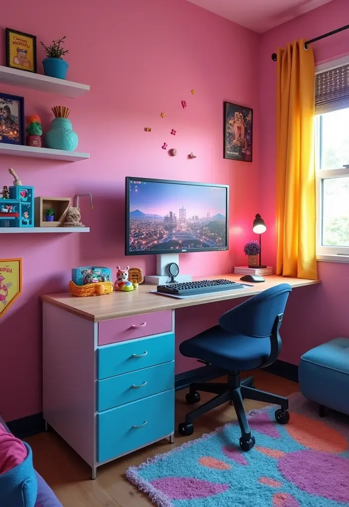 25 Roblox Decoration Ideas That Inspire Creative Gaming Spaces - 13. Roblox-Themed Wall Stickers