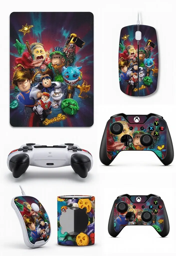 25 Roblox Decoration Ideas That Inspire Creative Gaming Spaces - 19. Fun Gaming Accessories