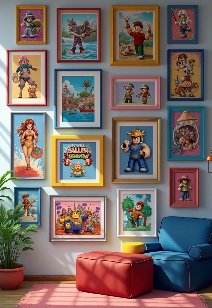 25 Roblox Decoration Ideas That Inspire Creative Gaming Spaces - 4. Roblox Posters and Art Prints