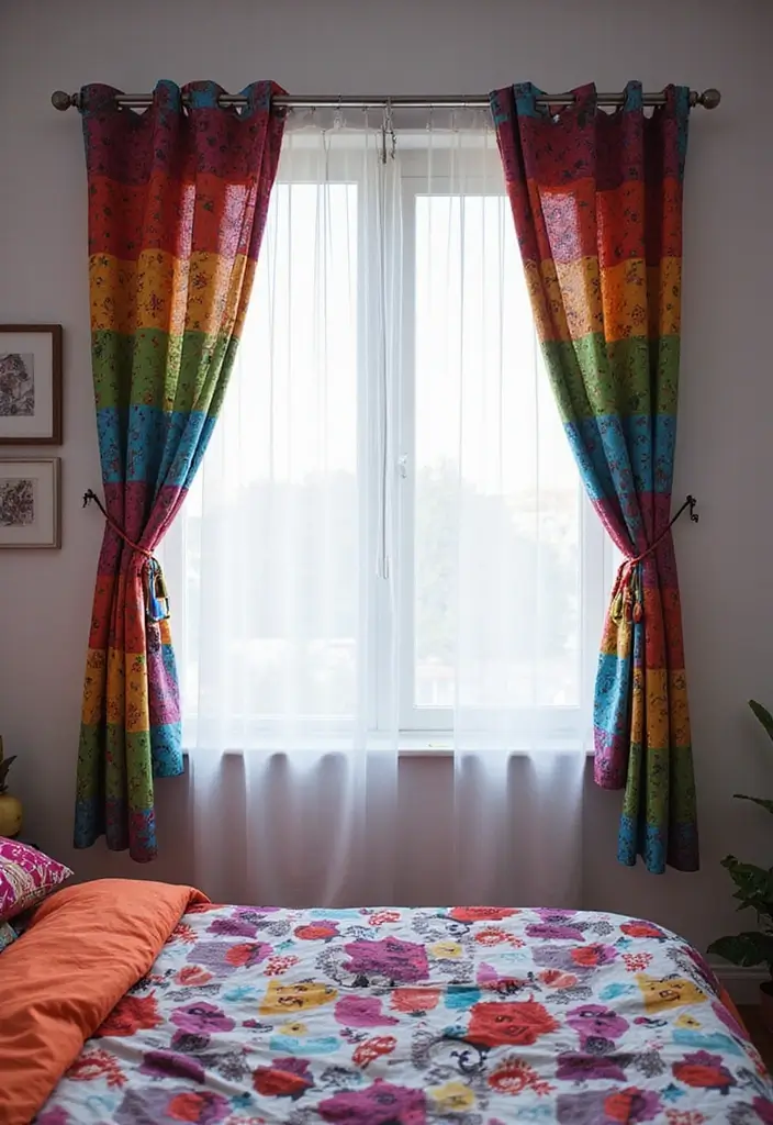 25 Roblox Decoration Ideas That Inspire Creative Gaming Spaces - 9. Roblox-Themed Curtains