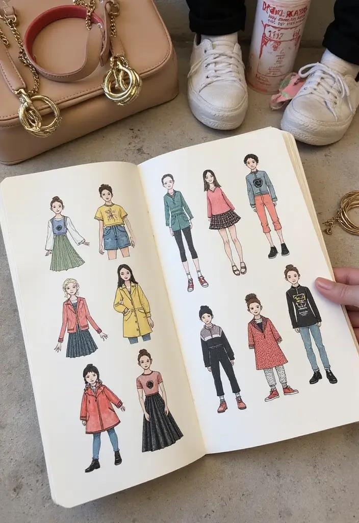 25 SKZ Journal Ideas That Are Perfect For Fans Creative and Trendy - 22. K-Pop Fashion Journal