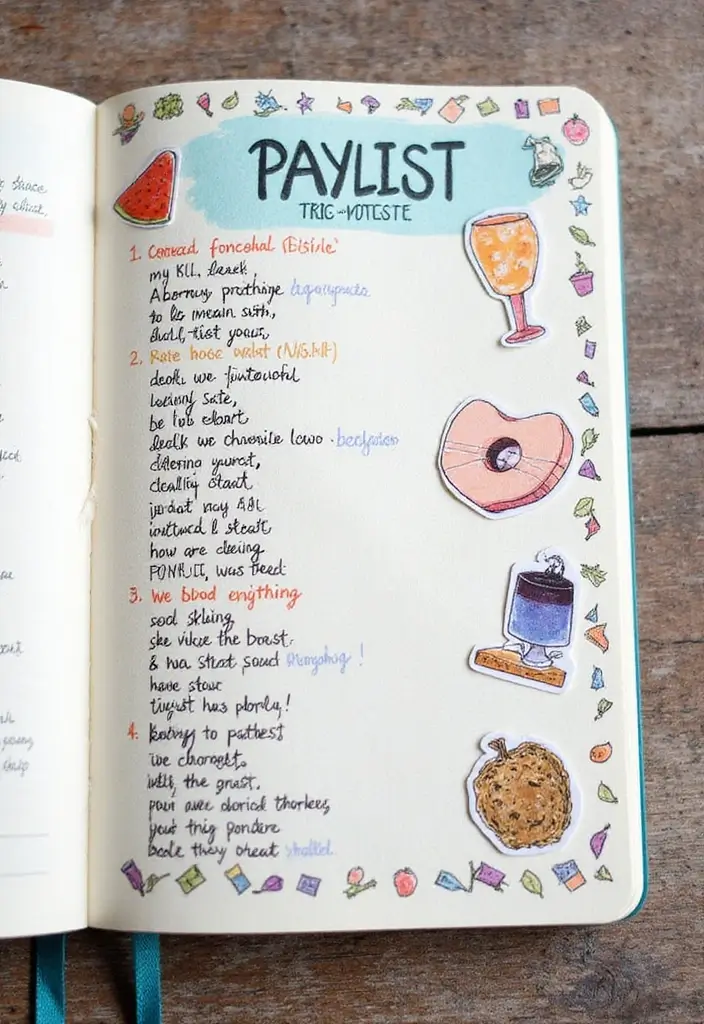 25 SKZ Journal Ideas That Are Perfect For Fans Creative and Trendy - 9. Playlist Inspiration