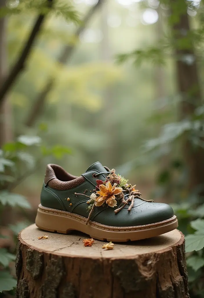 25 Shoes Decoration Ideas That Transform Footwear Into Creative Art - 7. Nature-Inspired Elements