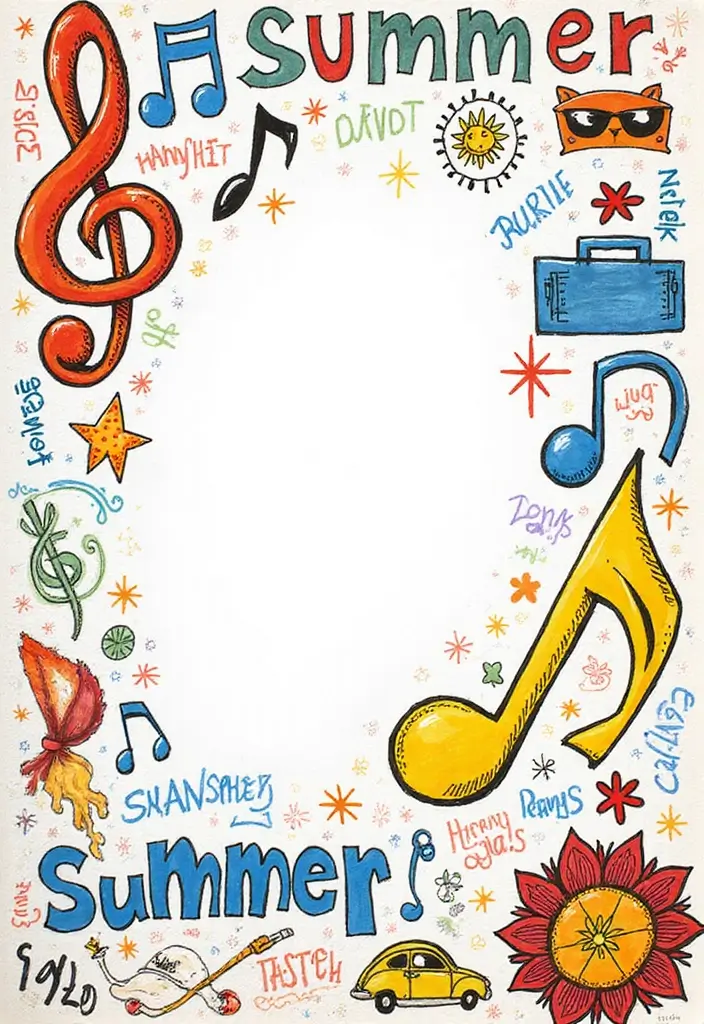 25 Summer Journal Ideas That Capture Warm Memories and Adventures - 14. Summer Playlist of Joy