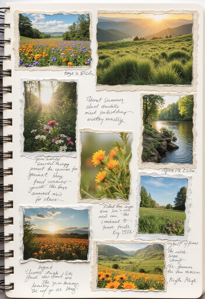 25 Summer Journal Ideas That Capture Warm Memories and Adventures - 17. Seasonal Photography Project