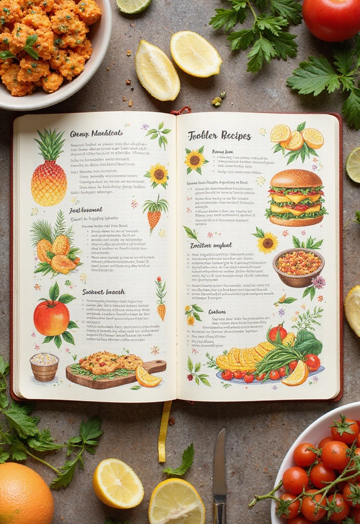 25 Summer Journal Ideas That Capture Warm Memories and Adventures - 5. Seasonal Recipe Book