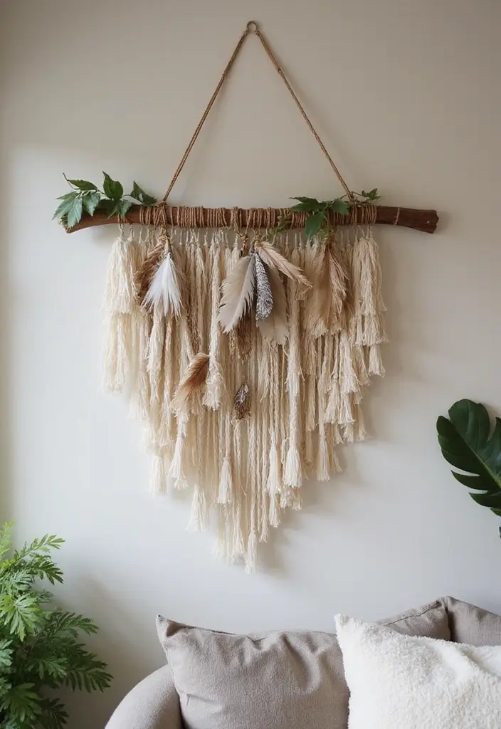 25 Therian Craft Ideas That Inspire Unique Handmade Creations - 1. Forest Spirit Wall Hanging