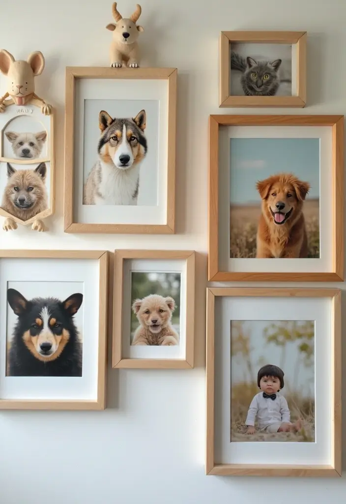 25 Therian Craft Ideas That Inspire Unique Handmade Creations - 11. Animal-Themed Picture Frames