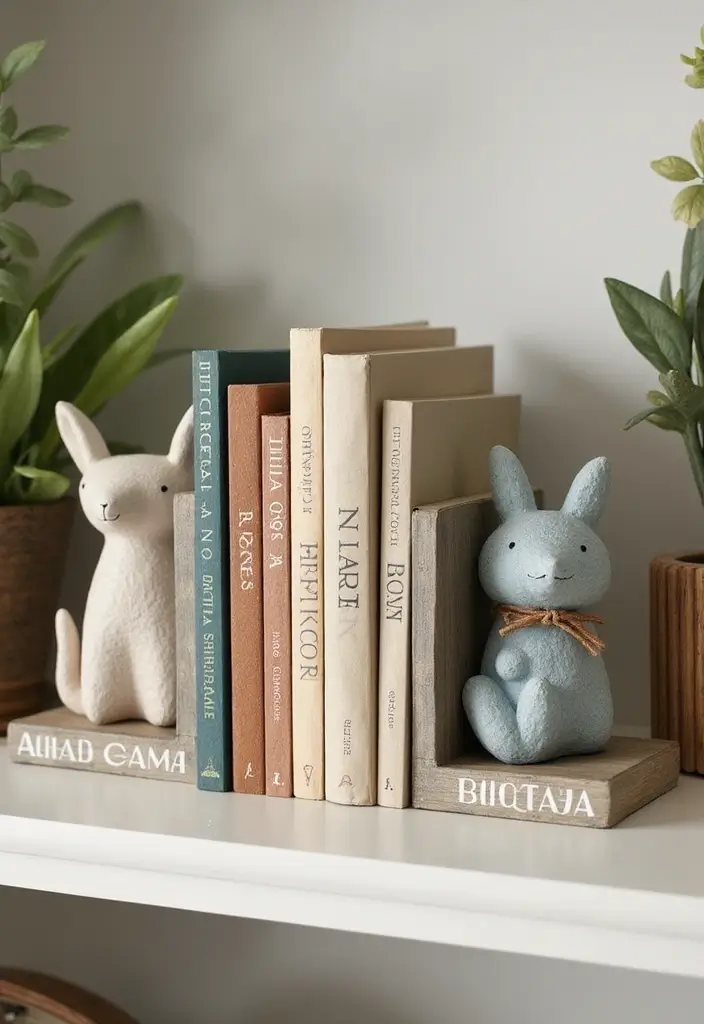 25 Therian Craft Ideas That Inspire Unique Handmade Creations - 22. Personalized Animal Bookends