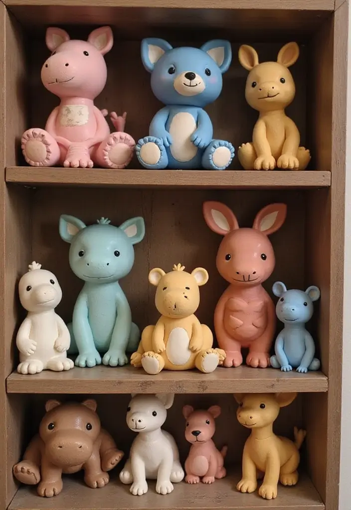 25 Therian Craft Ideas That Inspire Unique Handmade Creations - 4. Clay Animal Figurines