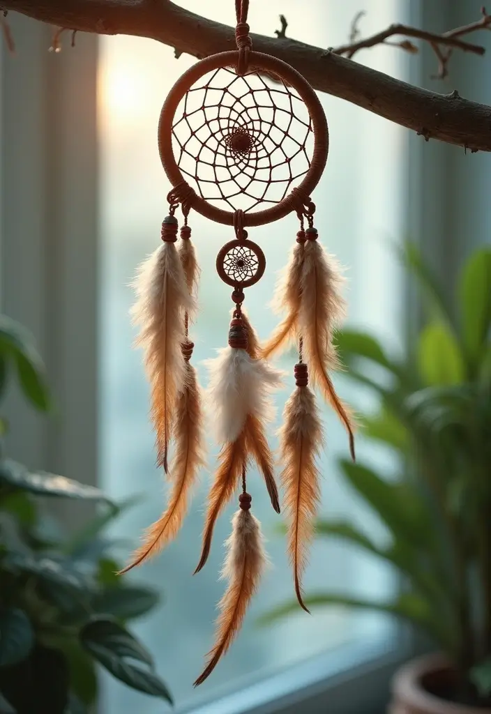 25 Therian Craft Ideas That Inspire Unique Handmade Creations - 5. Dreamcatcher with Animal Totems