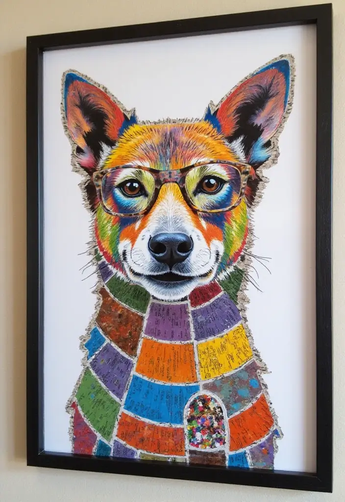 25 Therian Craft Ideas That Inspire Unique Handmade Creations - 8. Upcycled Animal Portraits