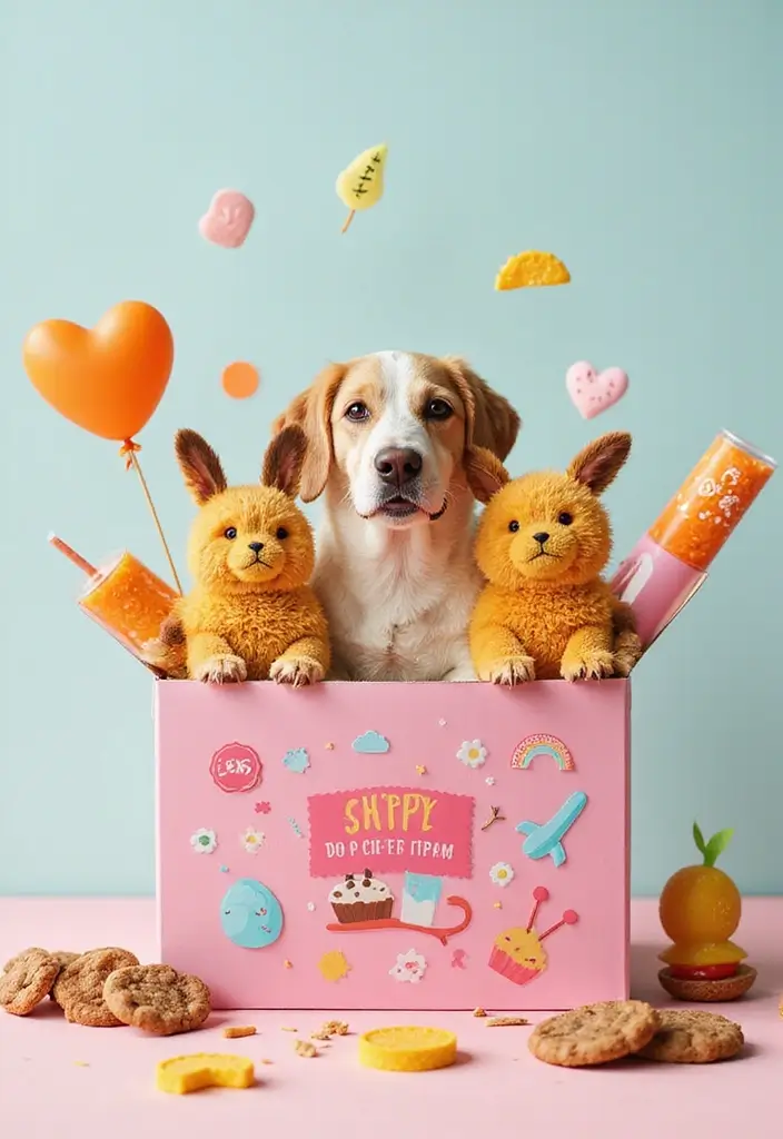 25 Treat Box Ideas That Make Any Occasion Sweeter - 23. Pet Party Treat Boxes