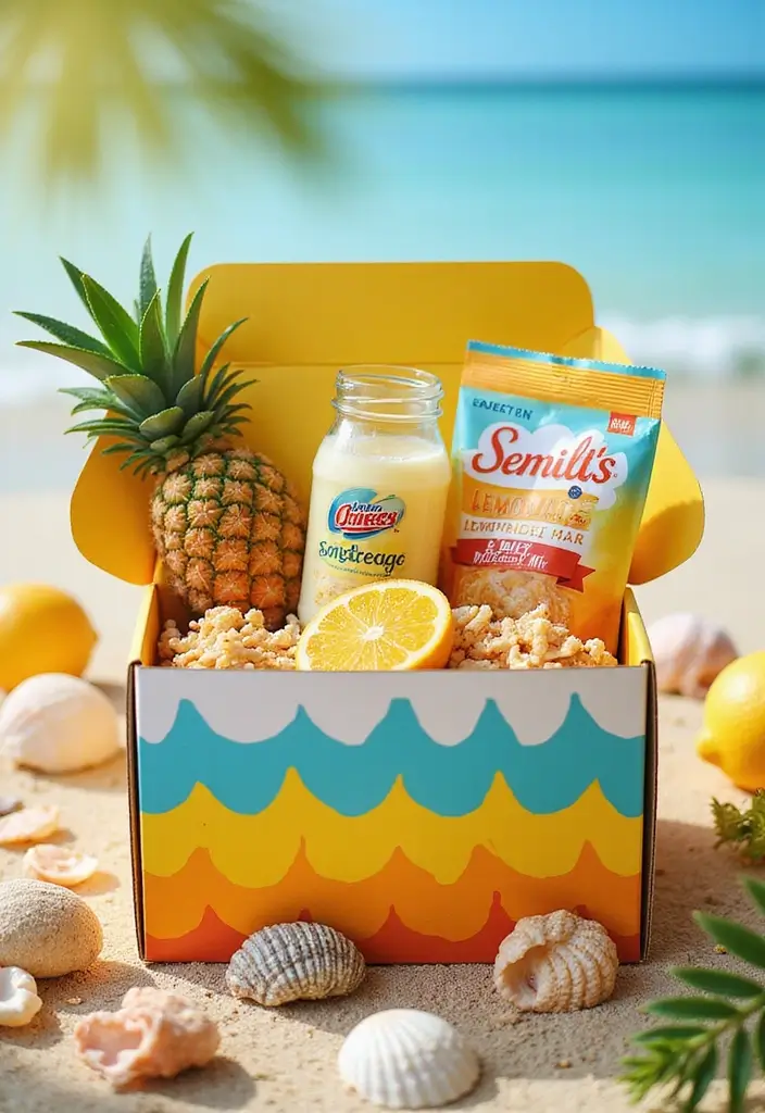 25 Treat Box Ideas That Make Any Occasion Sweeter - 4. Summer Beach Treat Boxes