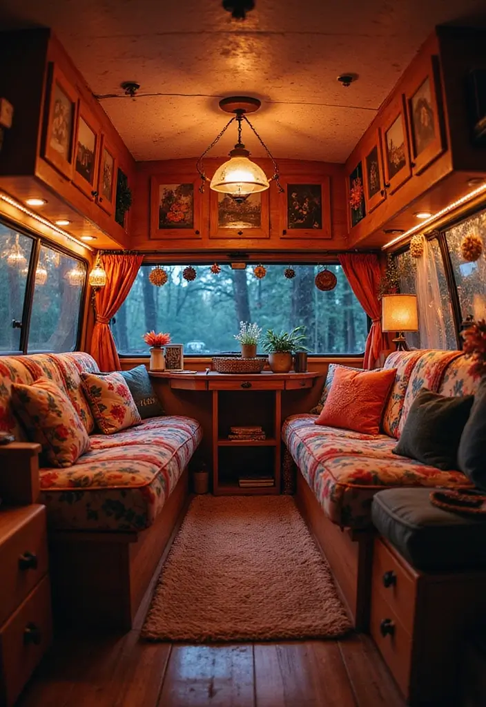 25 Van Decoration Ideas That Make Vehicles Fun and Eye-Catching - 9. Soft LED Lighting