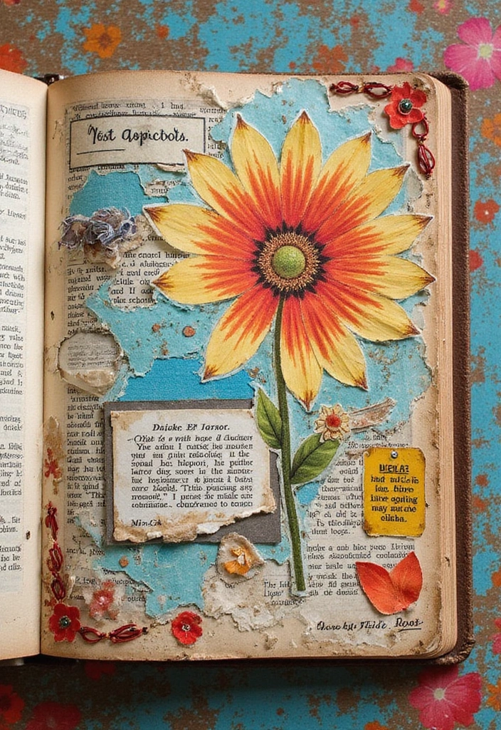 25 Vintage Junk Journal Ideas That Are Perfect For Creative Memory Keeping - 14. Collaged Dreams
