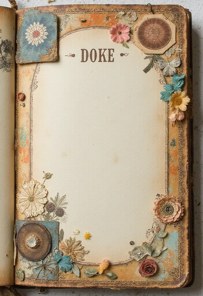 25 Vintage Junk Journal Ideas That Are Perfect For Creative Memory Keeping - 18. Themed Pages