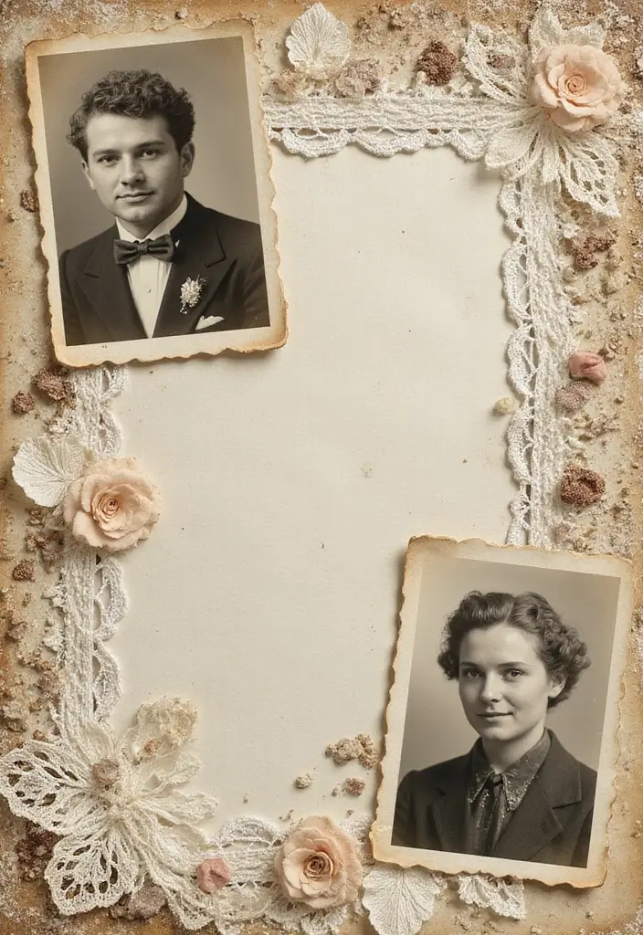 25 Vintage Junk Journal Ideas That Are Perfect For Creative Memory Keeping - 22. Vintage Lace Embellishments