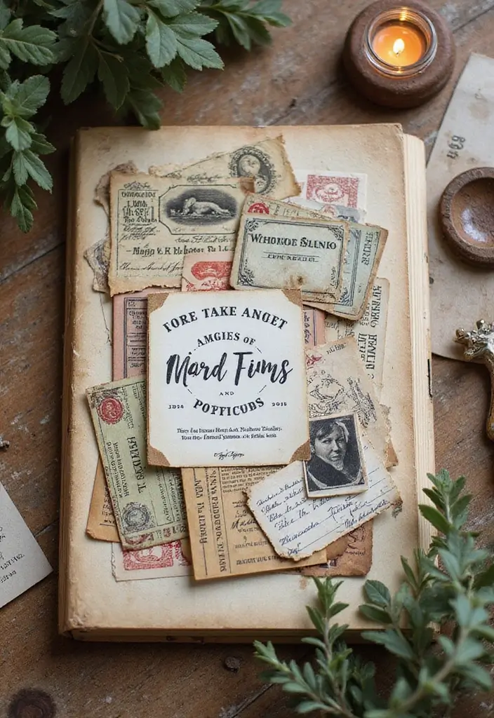 25 Vintage Junk Journal Ideas That Are Perfect For Creative Memory Keeping - 6. Vintage Ephemera Collections