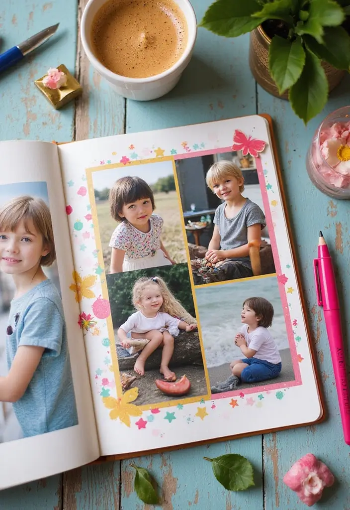 25 Vintage Junk Journal Ideas That Are Perfect For Creative Memory Keeping - 7. Photo Collage Pages