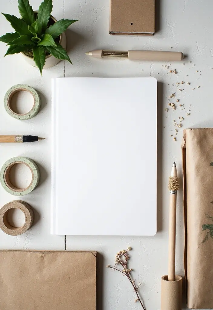 25 Weekly Bullet Journal Ideas That Make Planning Organized Fun and Stylish - 14. Eco-Friendly Supplies Recommendation