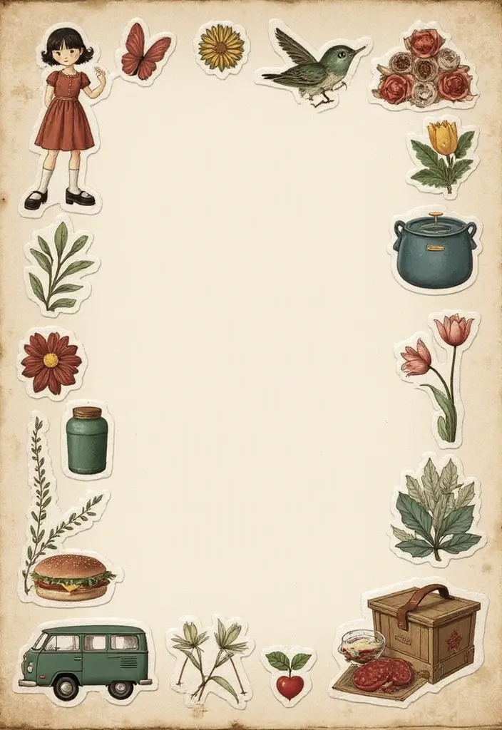 25 Weekly Bullet Journal Ideas That Make Planning Organized Fun and Stylish - 4. Vintage Aesthetic Weekly Spread